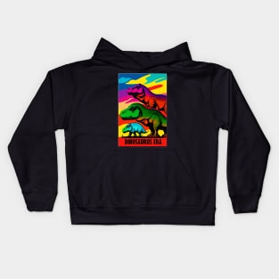 dinosaurus era Kids Hoodie